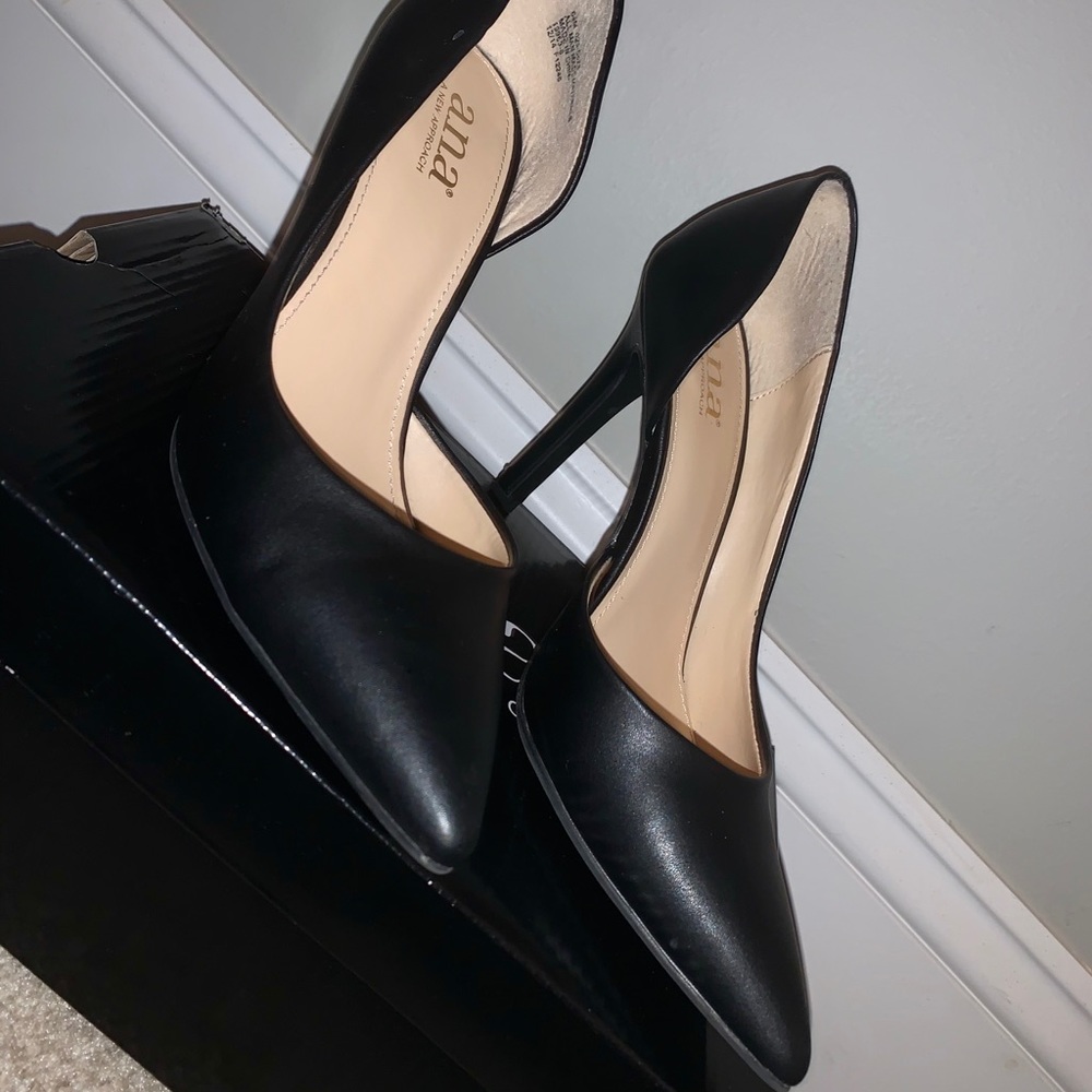 Sleek Black High Heels by a.n.a.